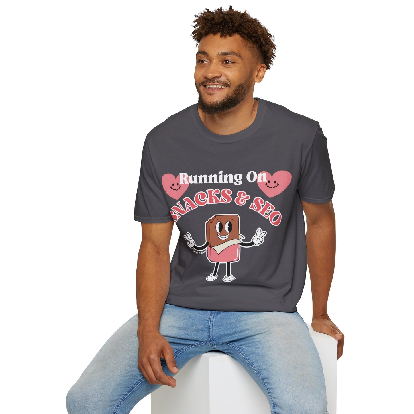 Snacks & SEO - Unisex Softstyle T-Shirt